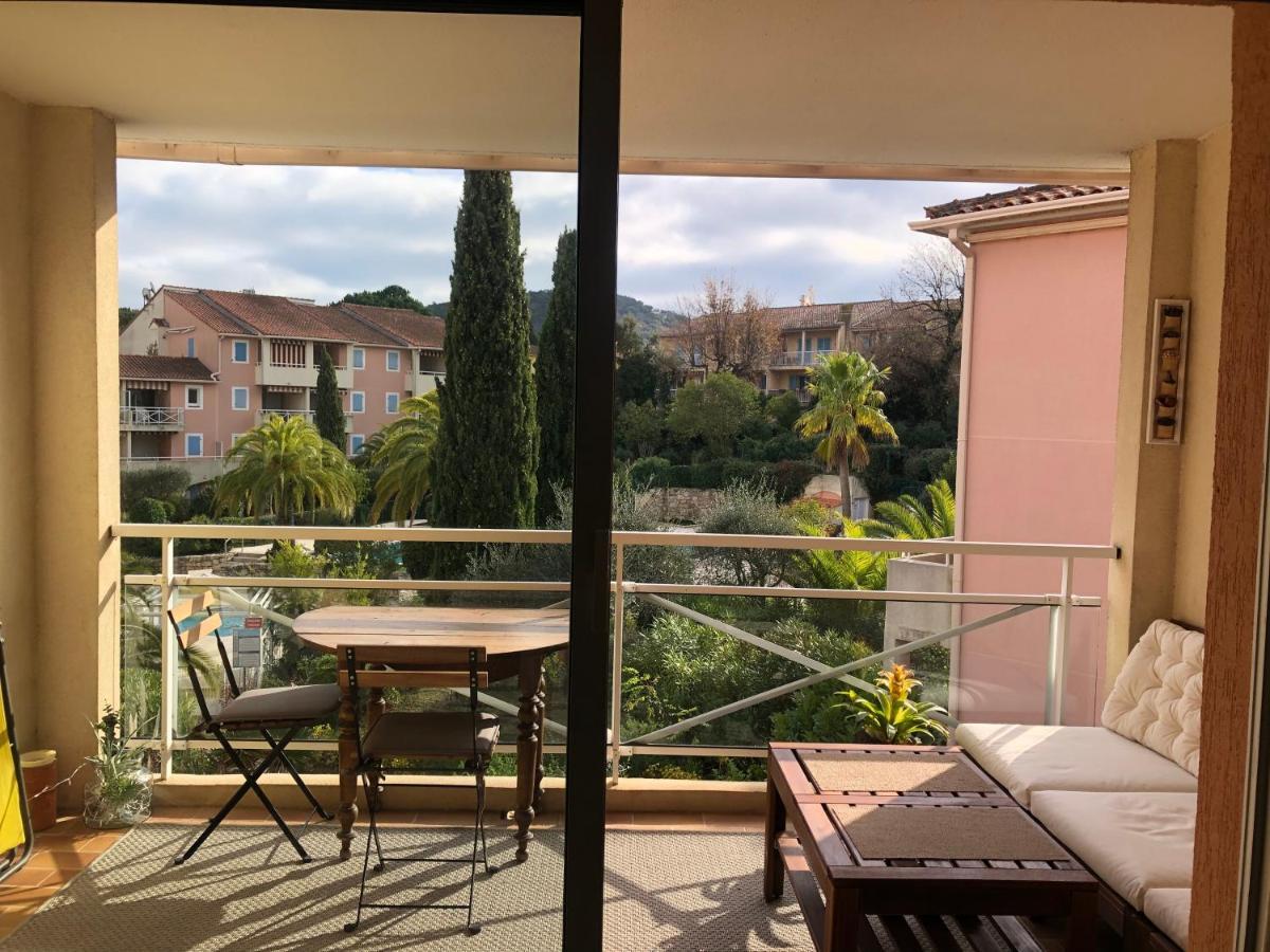 2P Terrasse Vue Piscine Et Jardin Tropical La Croix Valmer Eksteriør billede